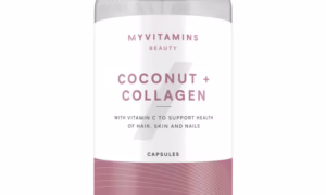 قرص کوکونات کلاژن مای ویتامینز - مکمل حاوی کلاژن برای بهبود سلامت پوست و مو، با طعم نارگیل
